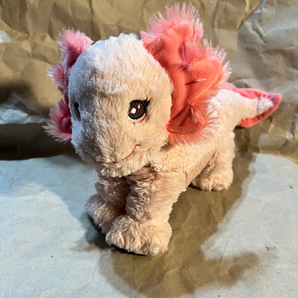 Girl Scout Cookies Stuffed Animal Lucy Axolotl Plush Pink Own Your Magic 15"